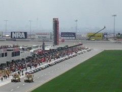 Lining up for the Busch Race